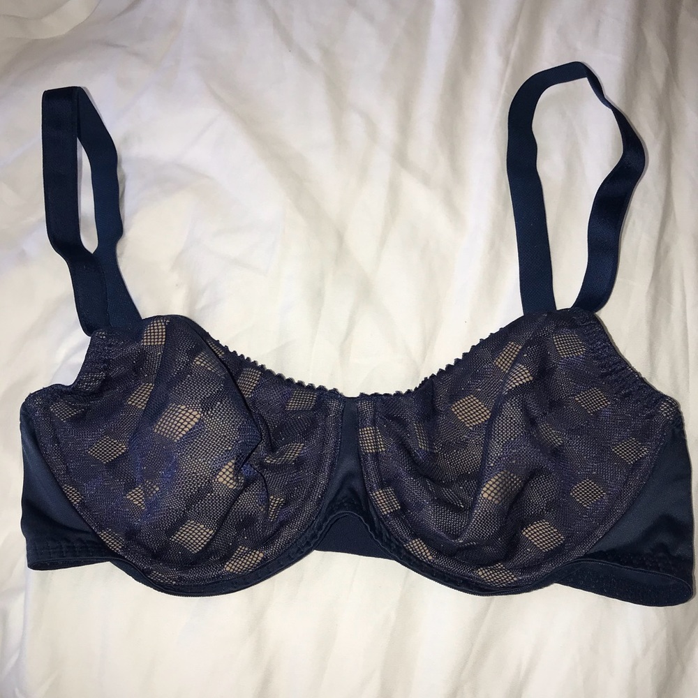 Wolford Navy Bra NWOT